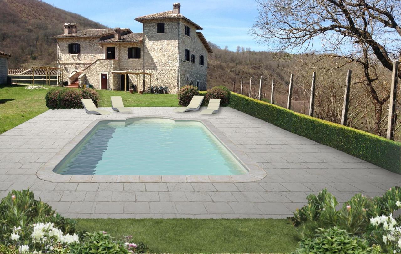Agriturismo La Commenda-Adults Only Cascia Exterior photo